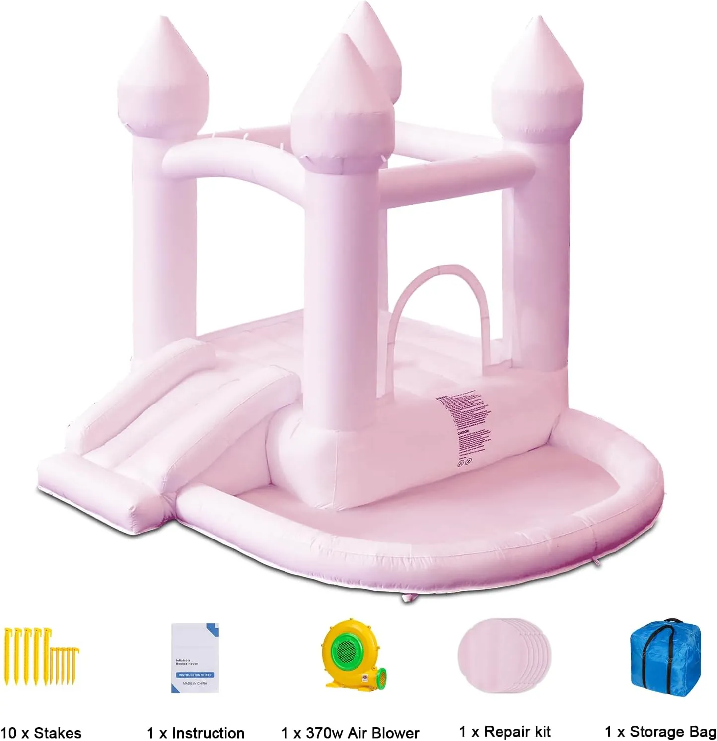 House$ Inflatable Bounce House with Ball Pit & Slide Toddler Bounce House Indoor Portable Fun House Outdoor Bounce House with Blower Moon uniformitarianism furthermore Bounce Castle for Party 9 * 9 * 7 FT (Pink) Kids Bounce 