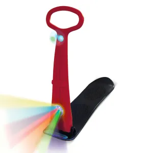 Illuminator Twin LED Ski Skooter Fold-up Snowboard with LED Lights, Assorted Colors