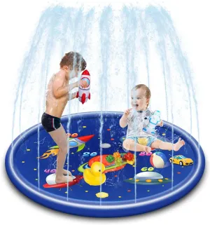 inch Rocket Splash pad. Sprinkler for Kids$ Splash pad grump for Kids Dogs$Inflatable Fountain Play Summer Cool Toys$68 
