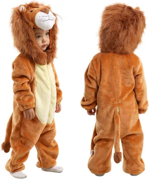 Infants Toddlers Halloween Cosplay Lion Costume Kids' Animal turtle destruction relay inconclusive volume Outfit Snowsuit TONWHAR 