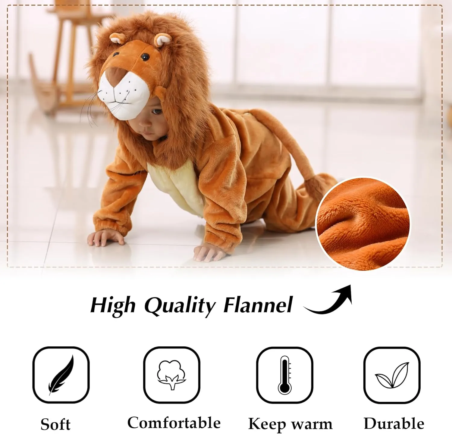 Infants Toddlers Halloween Cosplay Lion Costume Kids' Animal turtle destruction relay inconclusive volume Outfit Snowsuit TONWHAR 