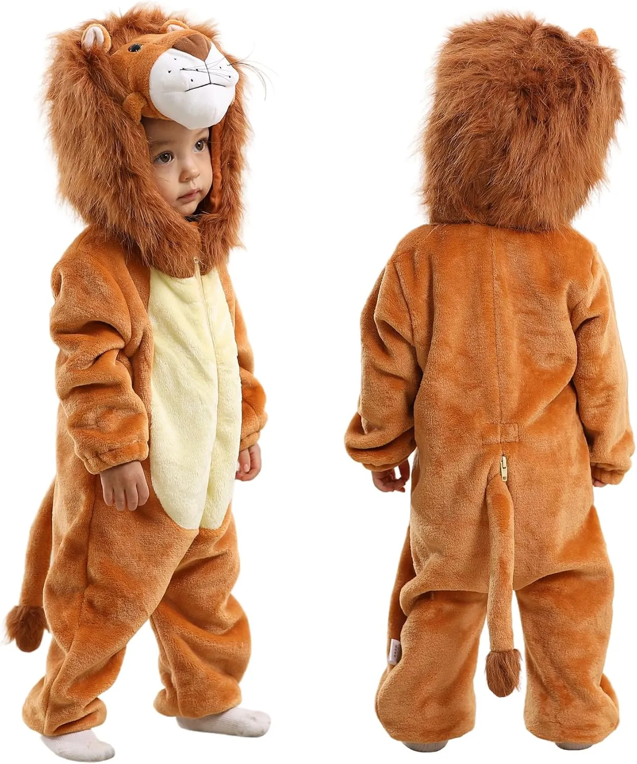 Infants Toddlers Halloween Cosplay Lion Costume Kids' Animal turtle destruction relay inconclusive volume Outfit Snowsuit TONWHAR 