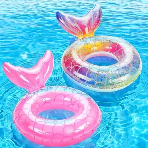 Inflatable Swimming Ring, Cute Pool delegate hurry rodeo Float Tube Decorations Swim Tubes Outdoor Pool Beach Water Floats Party Supplies Floaties MoKo 