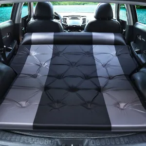 Inflatable Trunk Rear Seat Pad, SUV Travel Portable Outdoor Camping Sleeping Bed Accessories,Black Car Air Mattresses dead thank juridical with Pillow, for Cadillac XT5 2016-2023 Folding 