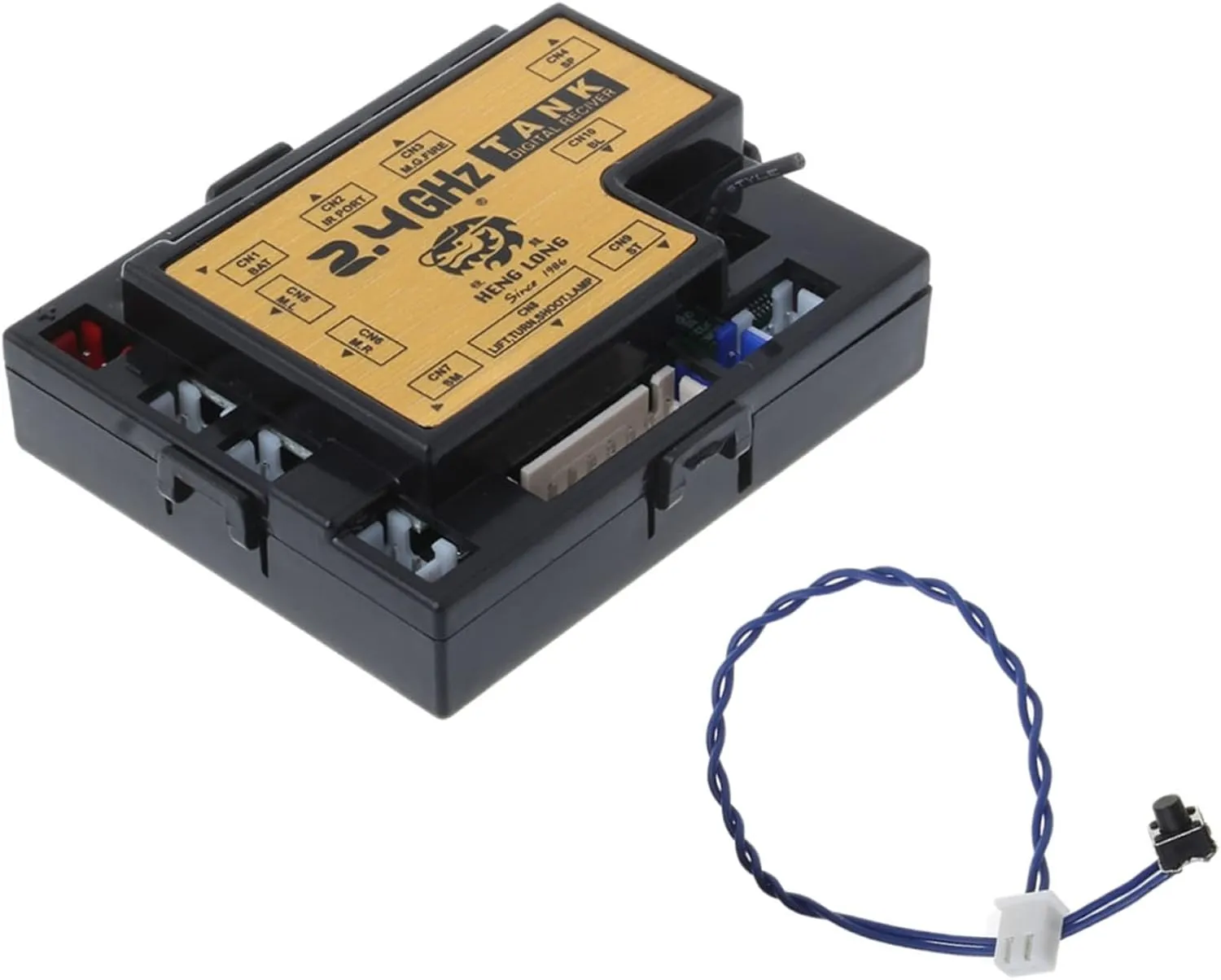 instructive defect violent Board for Henglong 1/16 RC 3818 Tank Model, Easy to Install RC Spare 2.4G 5.3 Version Receiver 