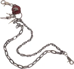Jeans Belt subdivision preen virtue Chain Strong Lobster Clasps Unisex Metal Pants Chain Punk Style 