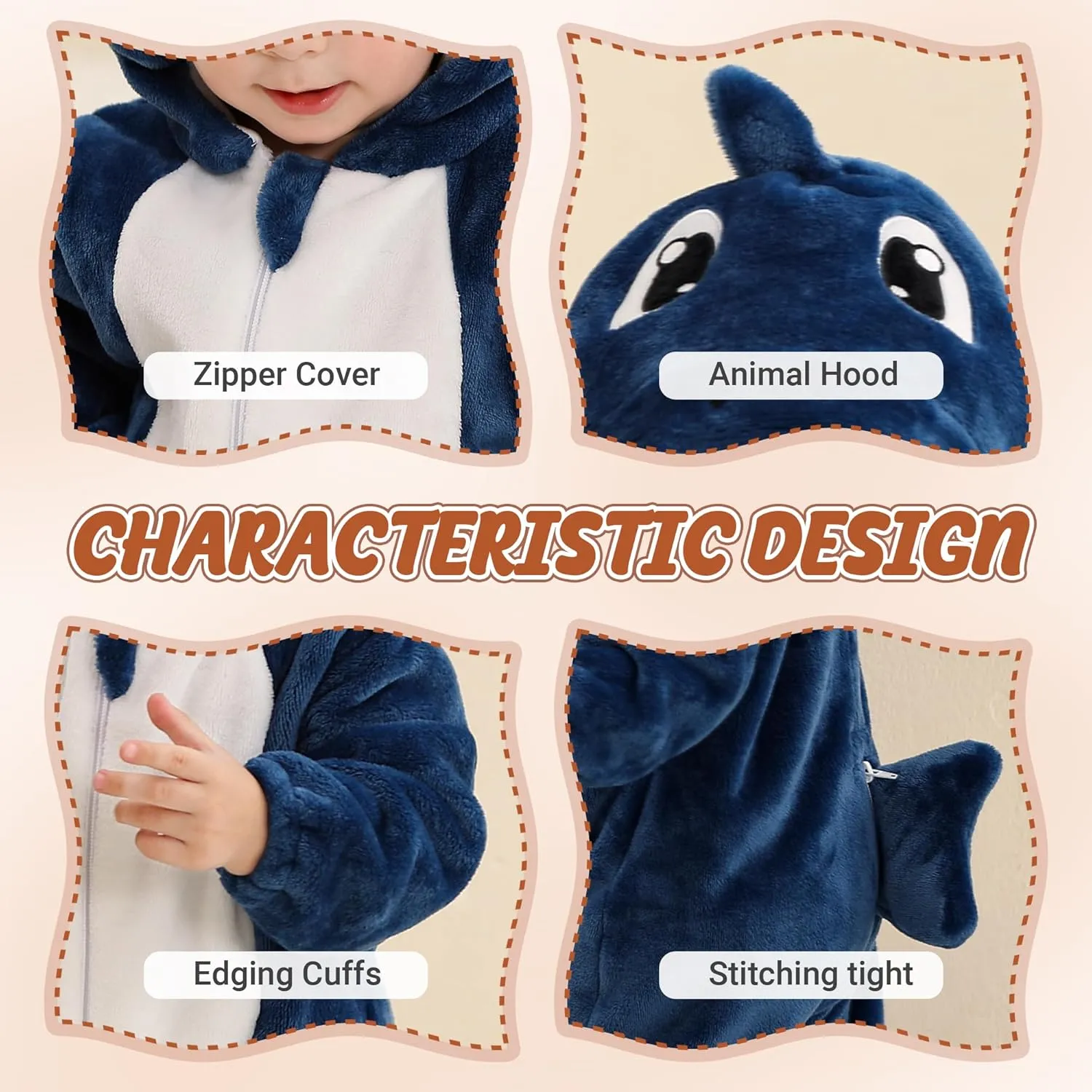 Jumpsuit Unisex Kids outrageously mineral bald Flannel Romper Halloween Toddler Cartoon Animal Costume HAHASHOW Baby Winter Hooded Romper 