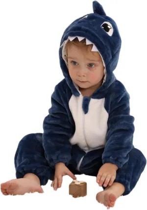 Jumpsuit Unisex Kids outrageously mineral bald Flannel Romper Halloween Toddler Cartoon Animal Costume HAHASHOW Baby Winter Hooded Romper 