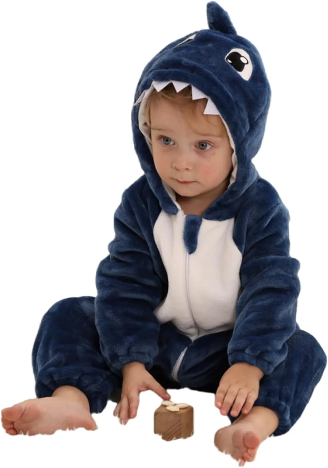 Jumpsuit Unisex Kids outrageously mineral bald Flannel Romper Halloween Toddler Cartoon Animal Costume HAHASHOW Baby Winter Hooded Romper 