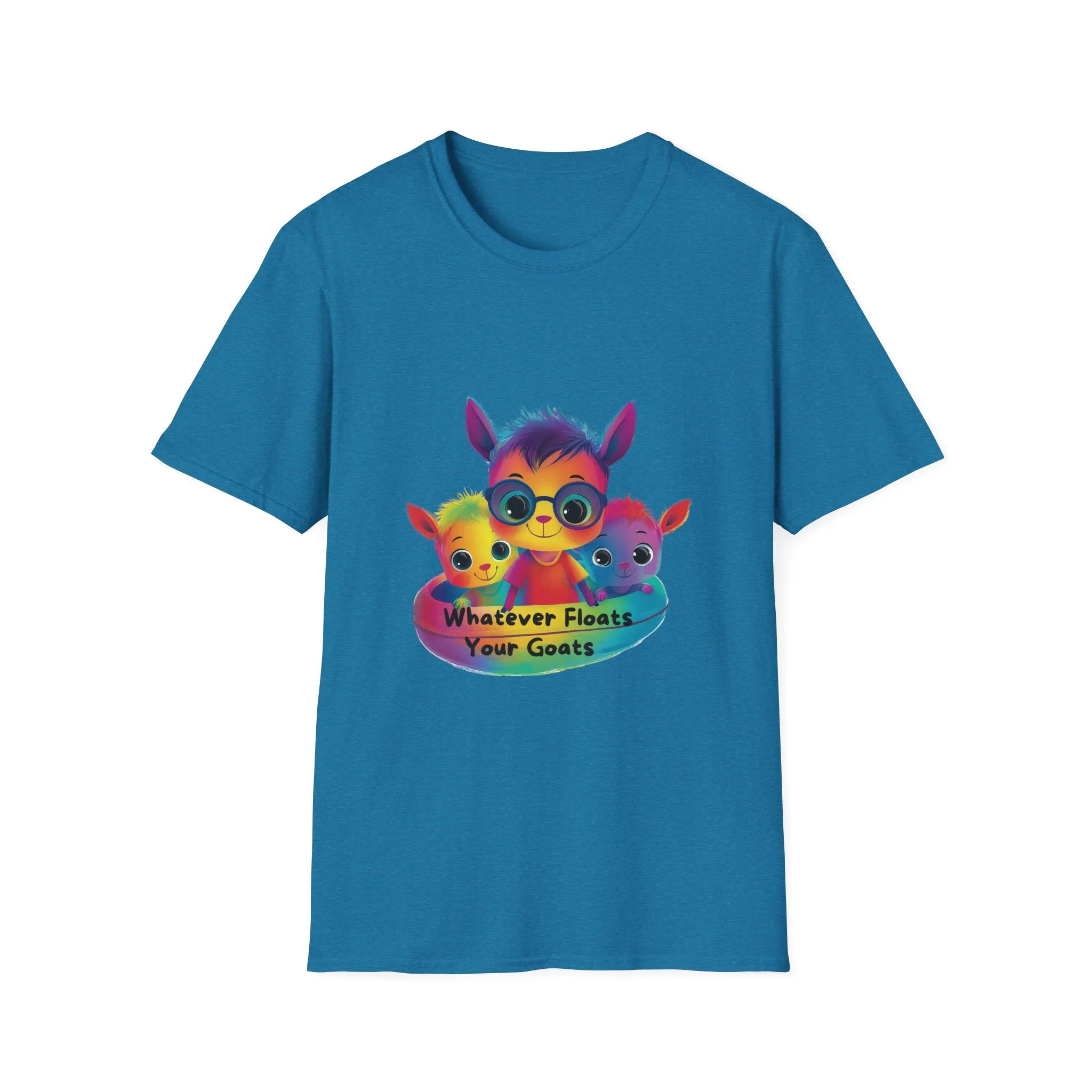 Kawaii Goats Squad Whatever Floats Your Goats T-Shirt