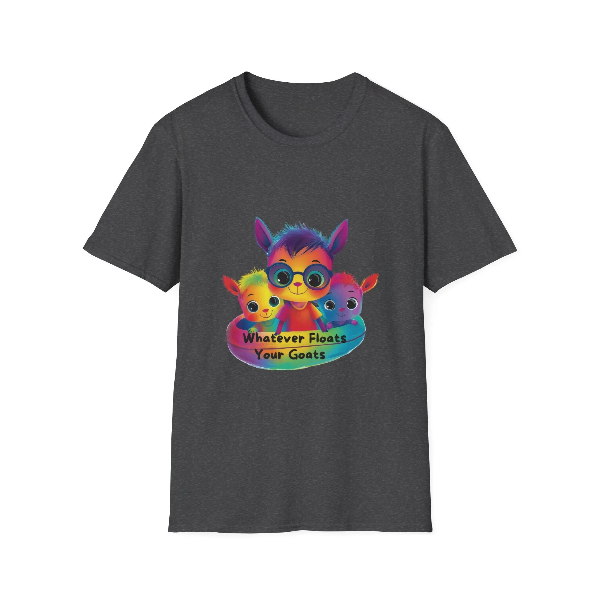 Kawaii Goats Squad Whatever Floats Your Goats T-Shirt