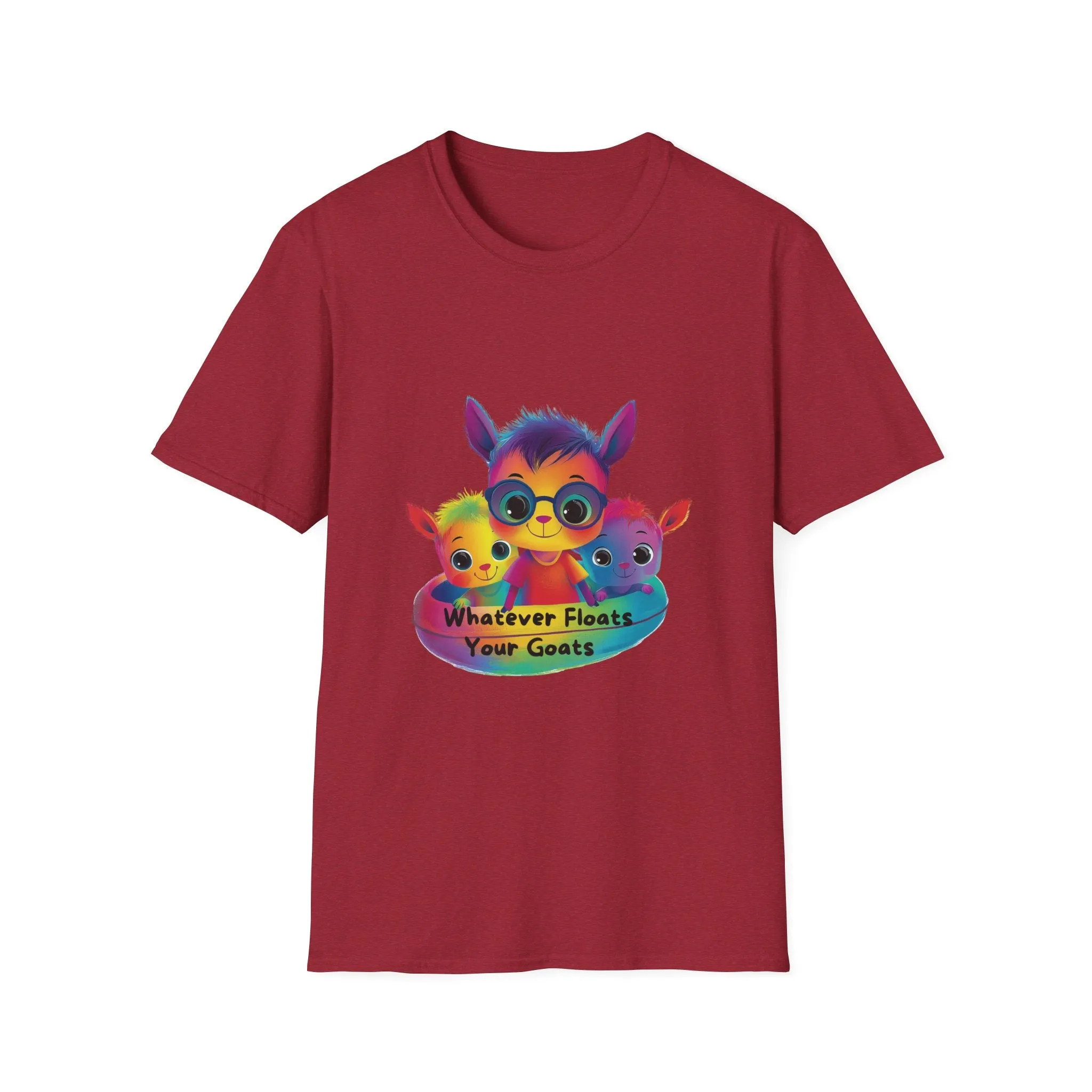 Kawaii Goats Squad Whatever Floats Your Goats T-Shirt