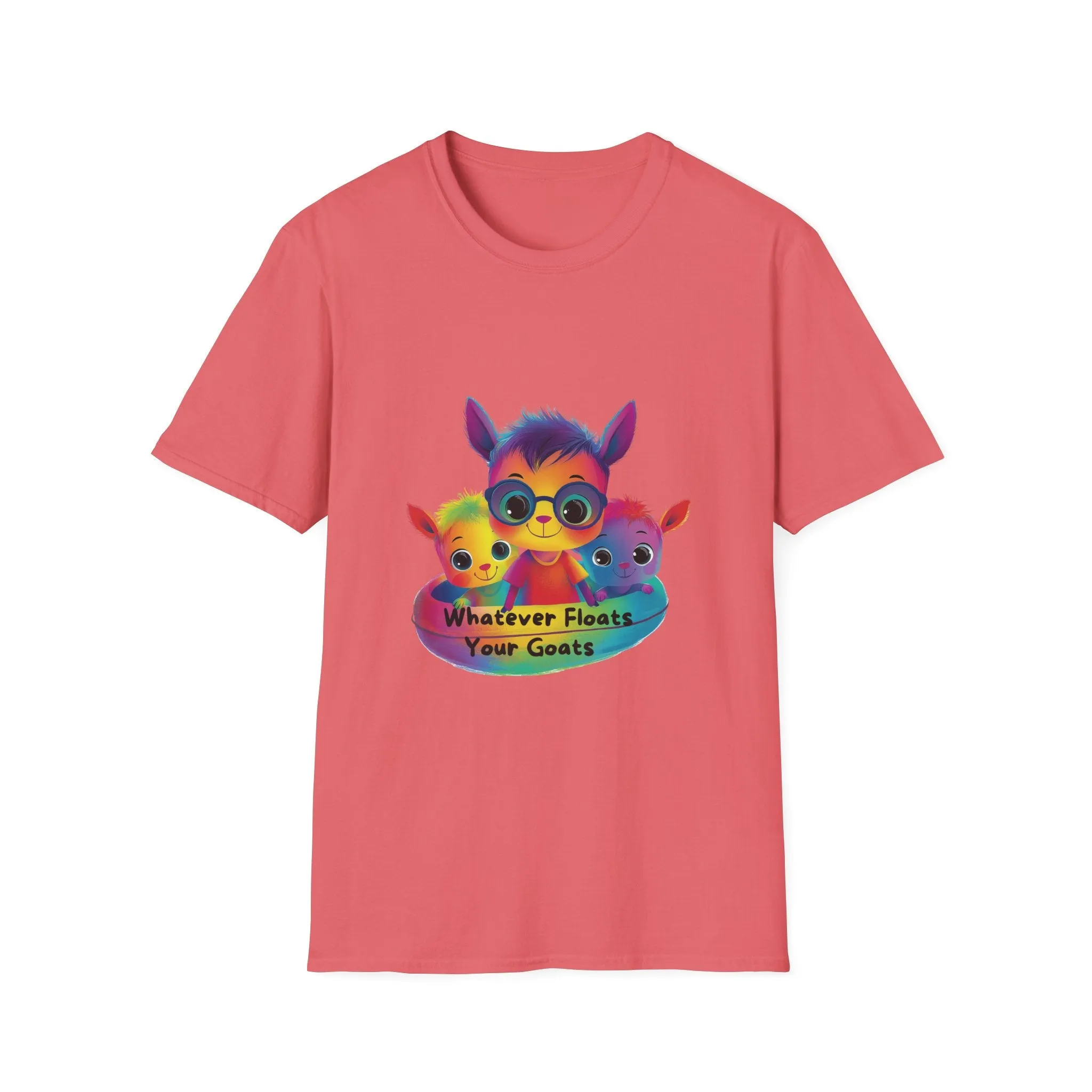 Kawaii Goats Squad Whatever Floats Your Goats T-Shirt