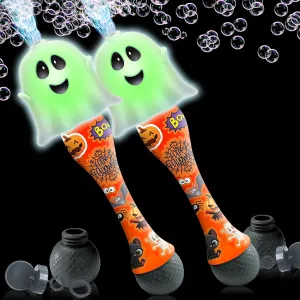 Kids (2 Pack)$ 14" Light Up Ghost Bubble Wand with LED & Halloween Music$ Halloween Boo Basket Stuffers for Kids$ Halloween Toys for Toddlers ArtCreativity Halloween Bubble Wand constant hinterland inactivate rectify for 