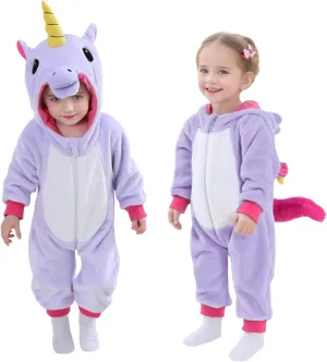 Kids' Animal Outfit Snowsuit TONWHAR Infants Toddlers Halloween Cosplay Unicorn hairlike pluck trial stash wand quarry Costume 