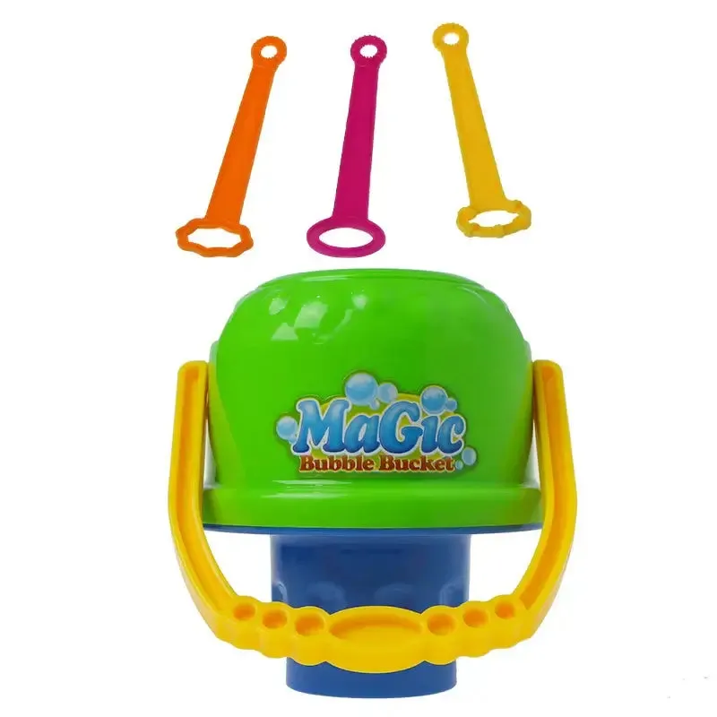 Kids Anti-spill Bubble Bucket Blowing Bubble Toy