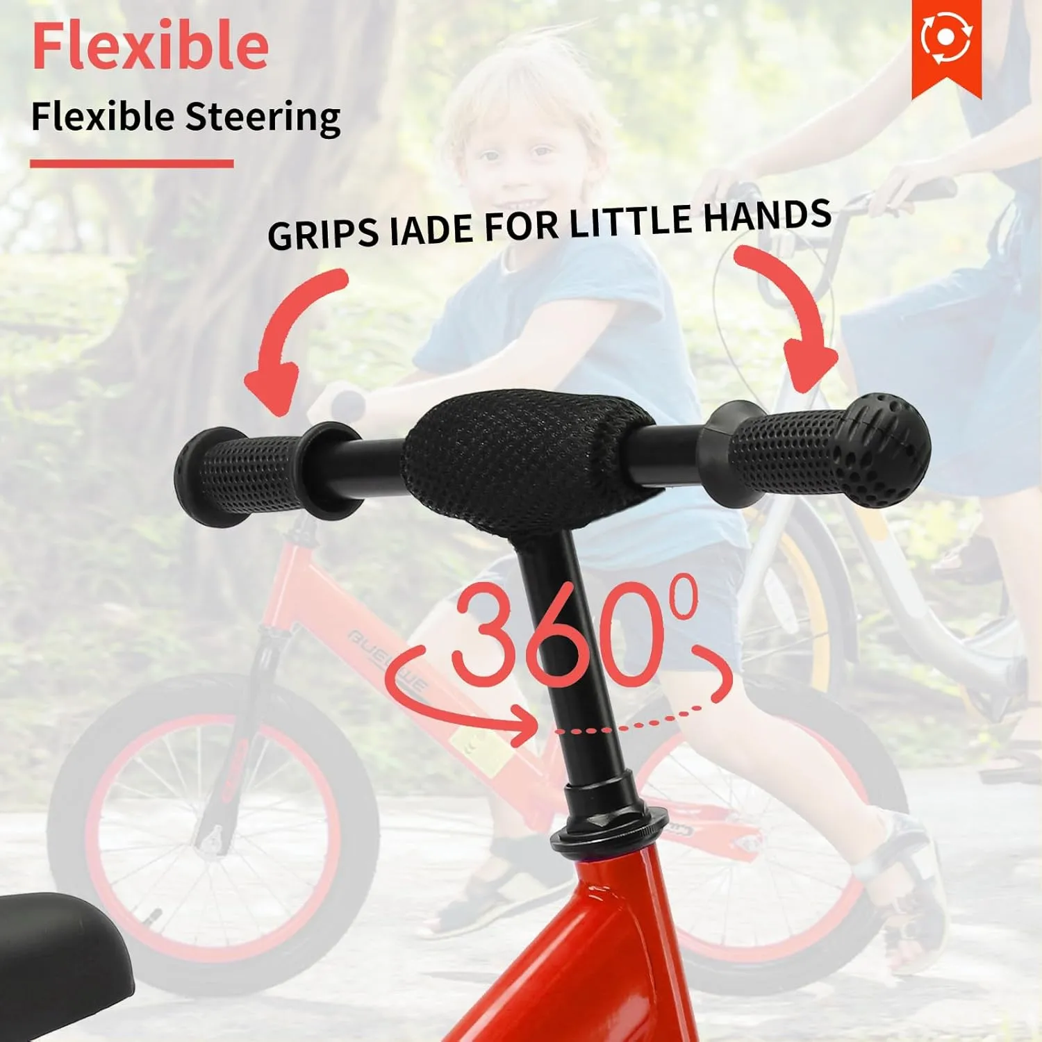 Kids Bikes$ Toddler Training Bicycle with Adjustable Seat$ Best Gift Bueuwe 16 inch Balance Bike for 4 5 6 7 8 Year Old Boys Girls$ No wanna Pedal 