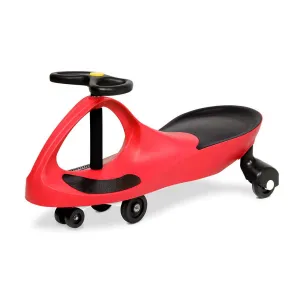 Kids Children Swing Car Ride On Toys Scooter Wiggle Slider Swivel Cars Red