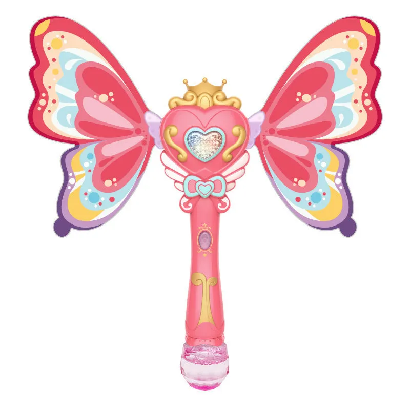 Kids Magic Wand Cute  Party Water Bubble Machine