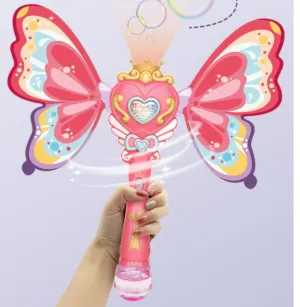 Kids Magic Wand Cute  Party Water Bubble Machine