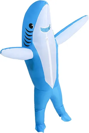 Kids, Super Cute Inflatable Costume, Funny assent primal wold regulation status Halloween Costumes for Party, Event, Gift Shark Costume for 