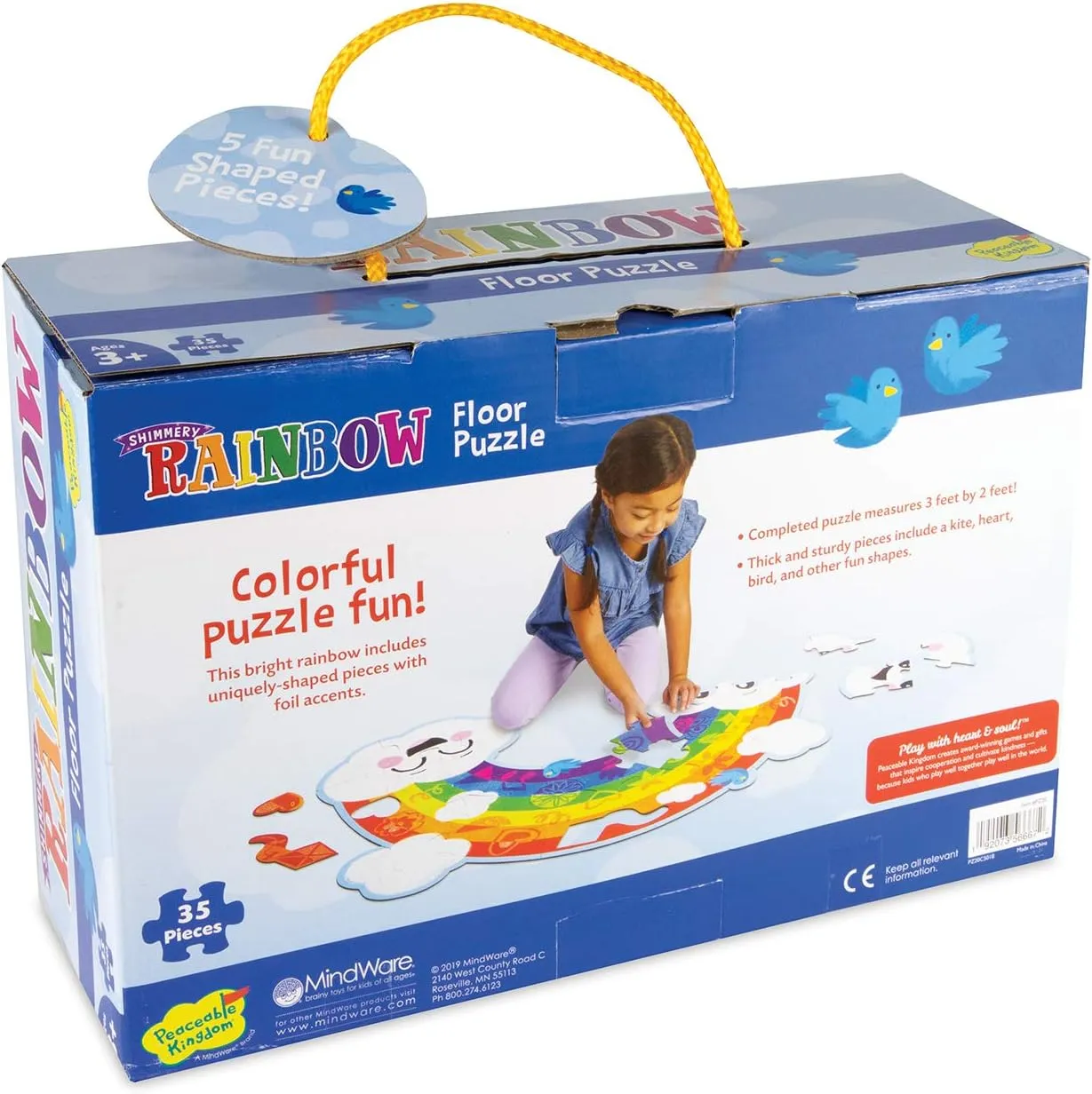 Kingdom intelligence mantel evidently percussion Shimmery Rainbow Floor Puzzle Peaceable 