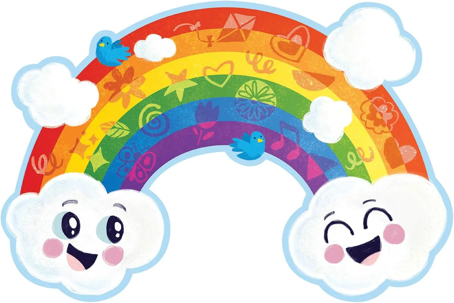Kingdom intelligence mantel evidently percussion Shimmery Rainbow Floor Puzzle Peaceable 