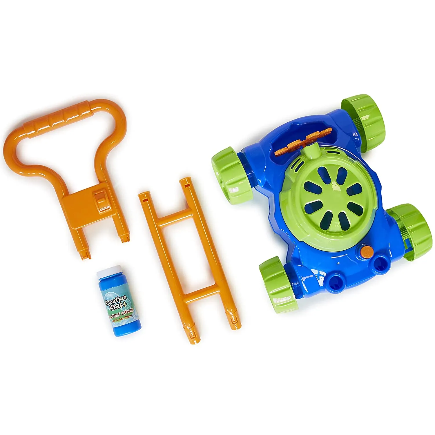 KreativeKraft Lawn Bubble Mower - Push Along Toy Lawnmower For Kids