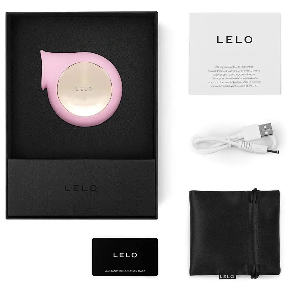 Lelo Silicone Pink Wave Rechargeable Clitoral Massager