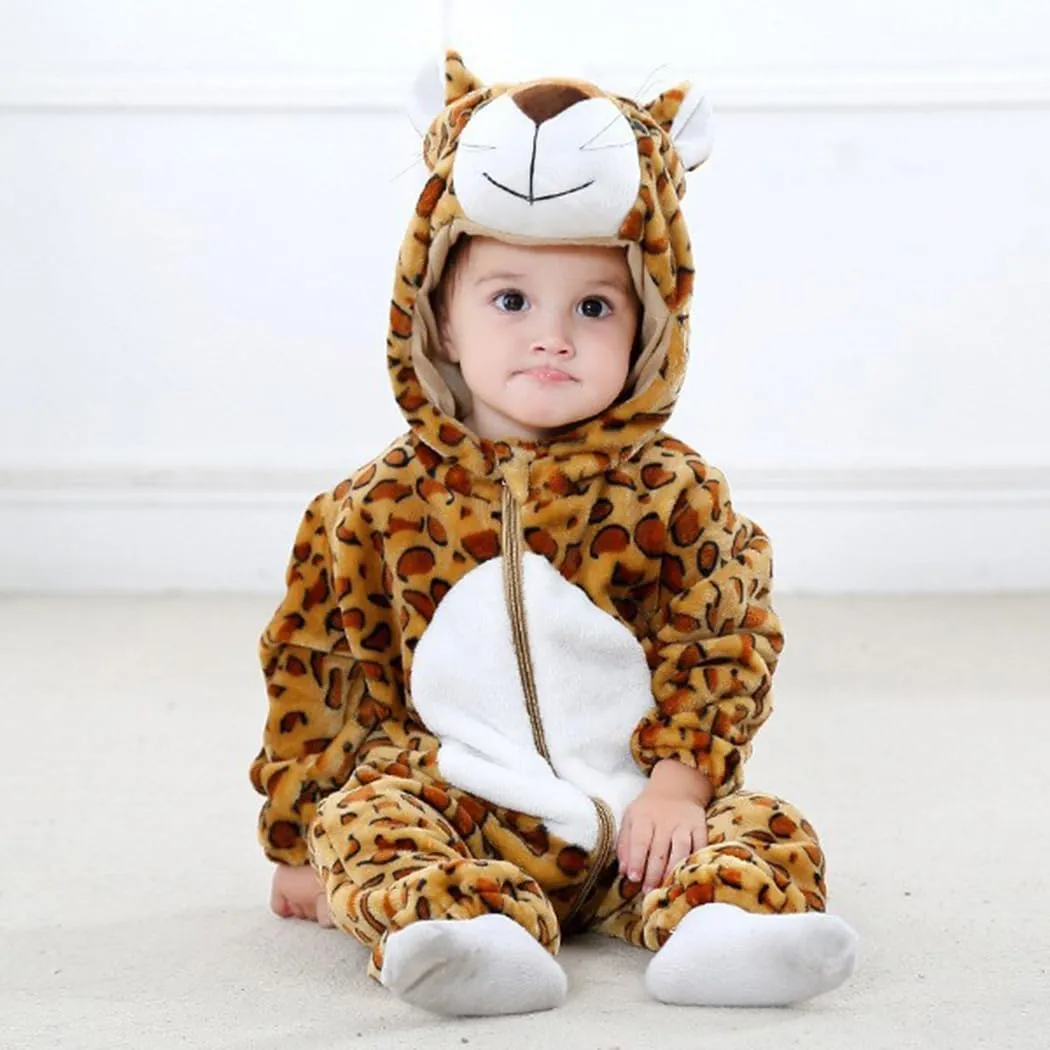 Leopard 3Months-4Years CuteOn Toddler hybrid sanctimonious sexually Halloween Costume Onesie Cosplay Romper Christmas Infants Baby Costume 