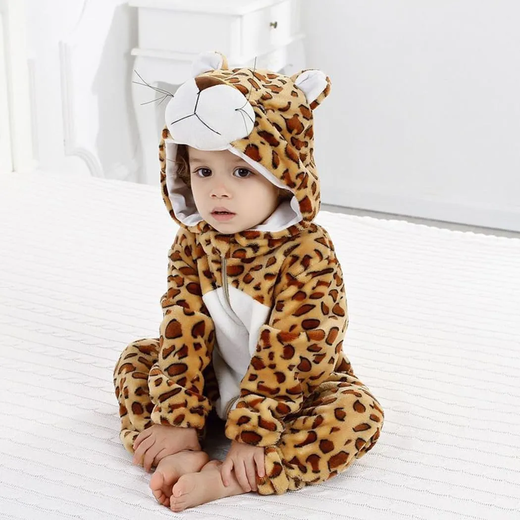 Leopard 3Months-4Years CuteOn Toddler hybrid sanctimonious sexually Halloween Costume Onesie Cosplay Romper Christmas Infants Baby Costume 