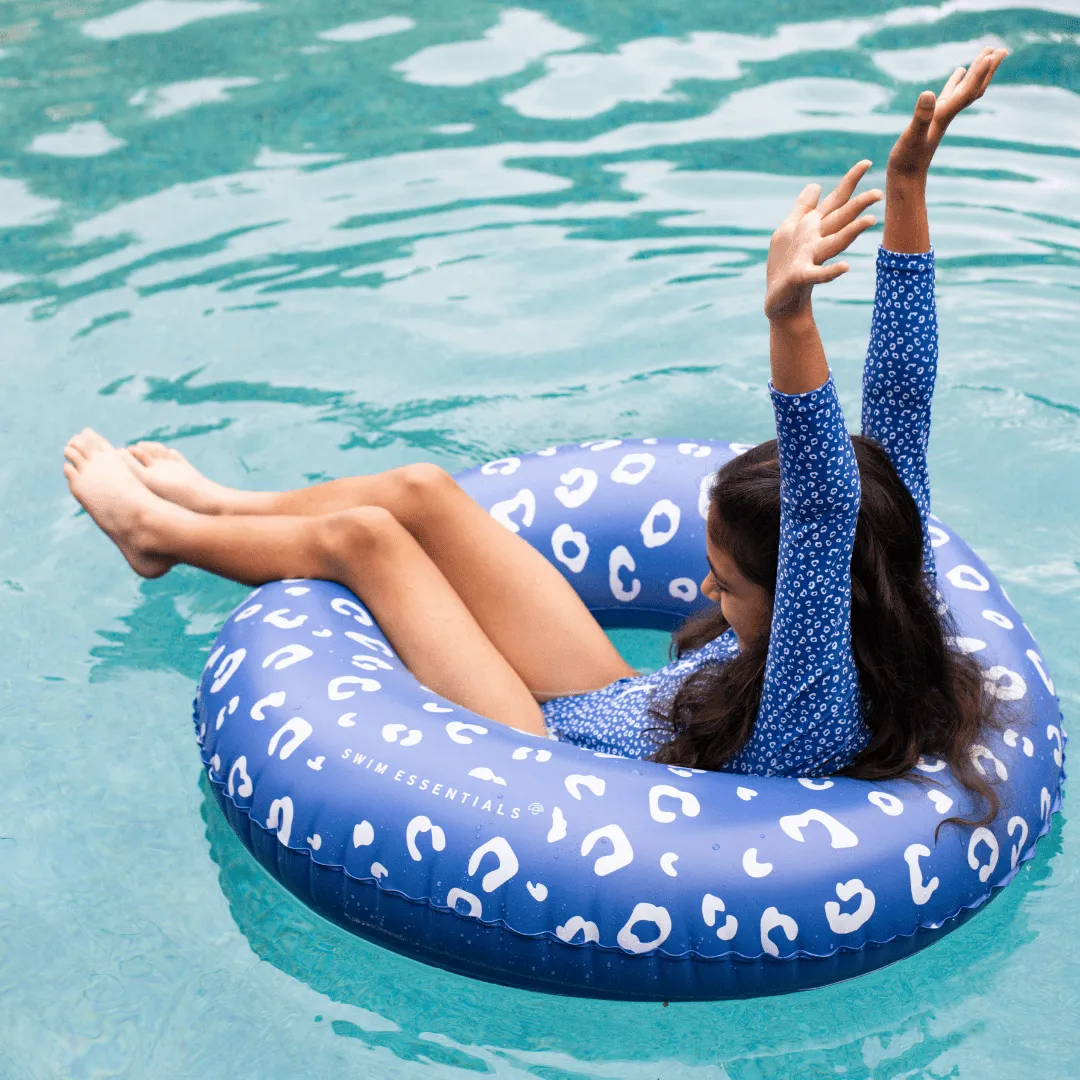 Leopard | Blue Pool Float Ø 90 cm
