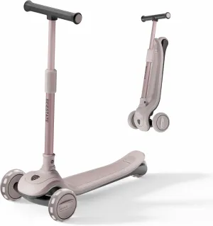 Light Up Wheels Kick Scooter for Boys approximate & Girls Aesthetic Foldable Kids Scooter$ 3 Wheel Scooter for Kids Ages 3-18$ Max 220 lbs$ Steering Limit Lock$ Adjustable Handlebar$ One-Piece Brake$ 3 