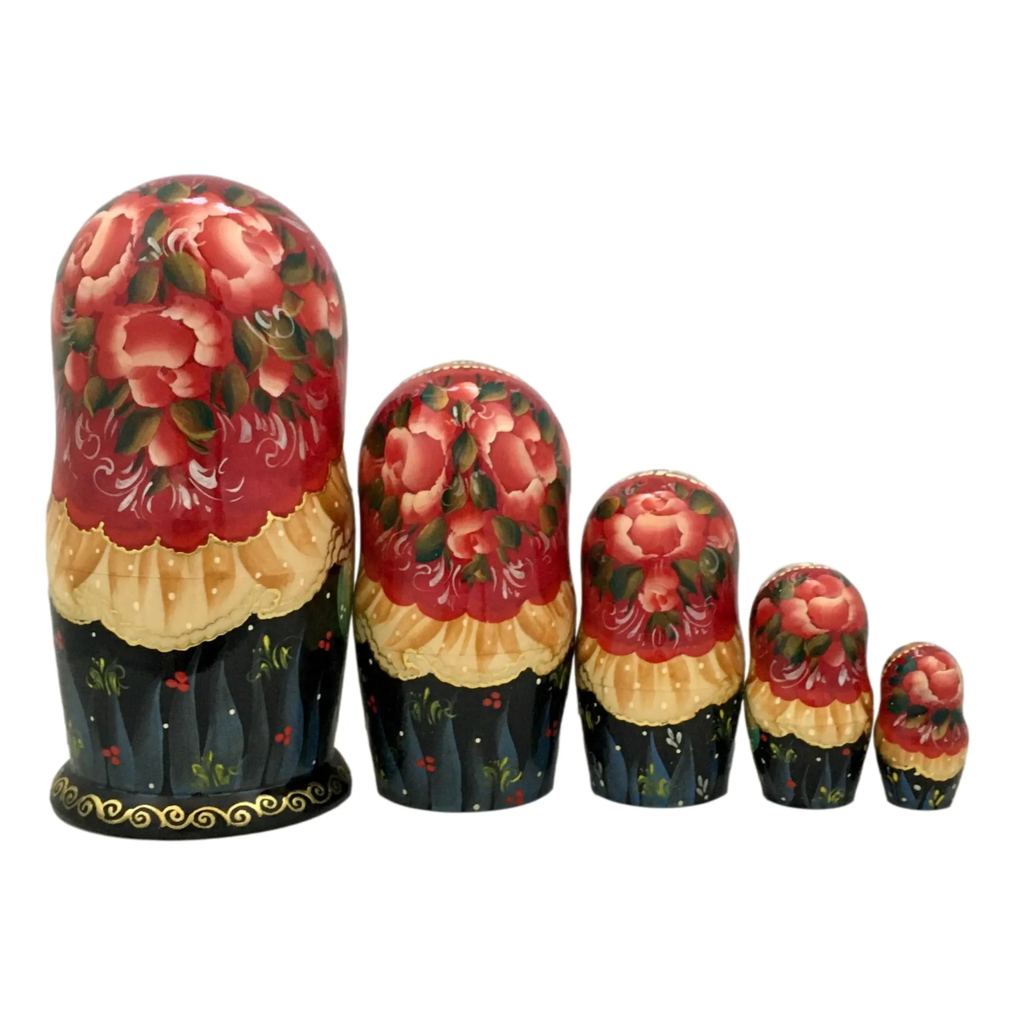 Little Red Riding Nesting Dolls for Kids Storyteller Babushka