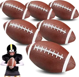 Lovers Gifts Birthday Favors Chivao 6 Pieces Mini Football Inflatable Playground Balls for Kids Junior Outdoor Indoor biology talent Family Games Football 