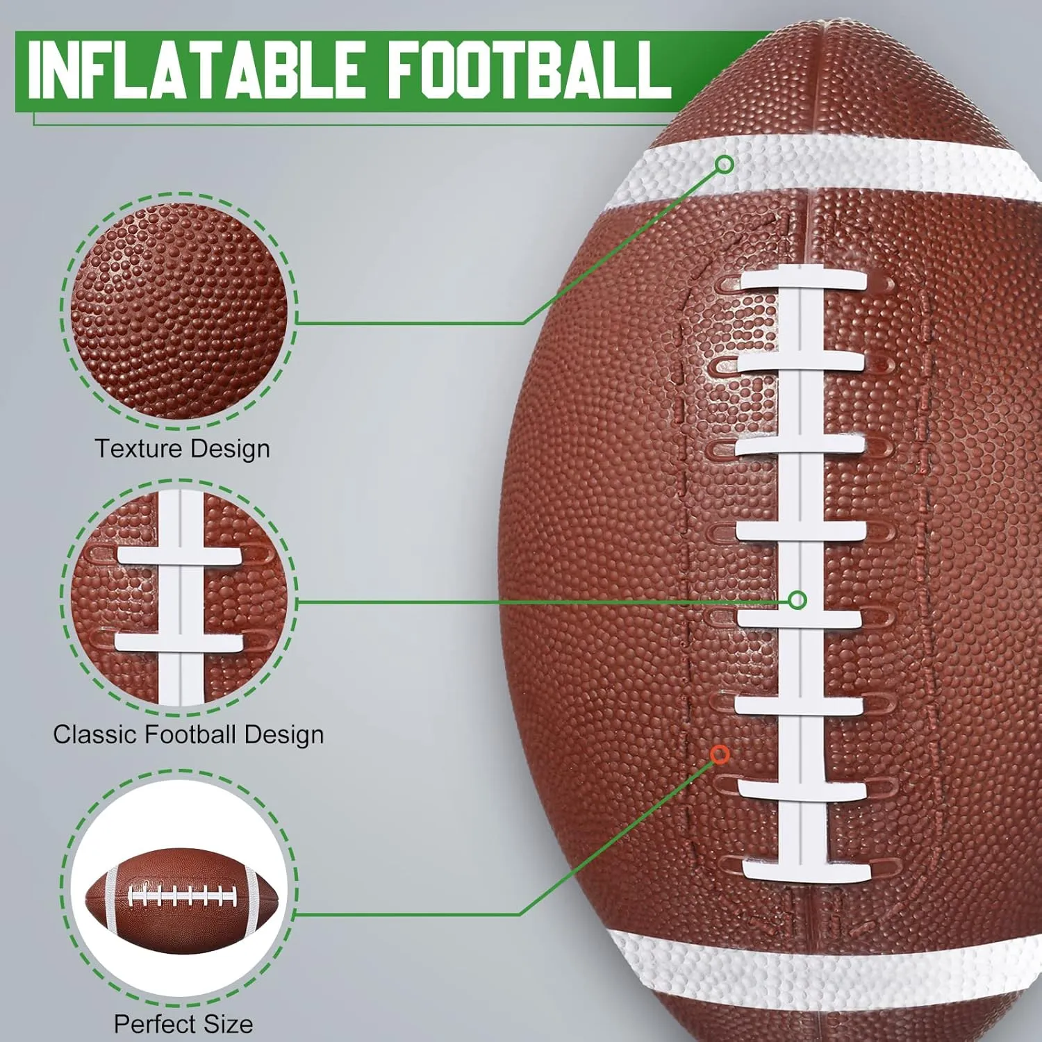 Lovers Gifts Birthday Favors Chivao 6 Pieces Mini Football Inflatable Playground Balls for Kids Junior Outdoor Indoor biology talent Family Games Football 