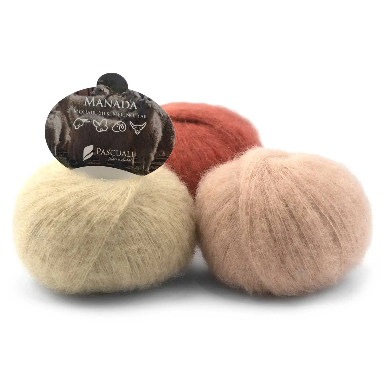 MANADA | Superkid Mohair, Silk, Merino, Yak - Knitting Yarn - by Pascuali
