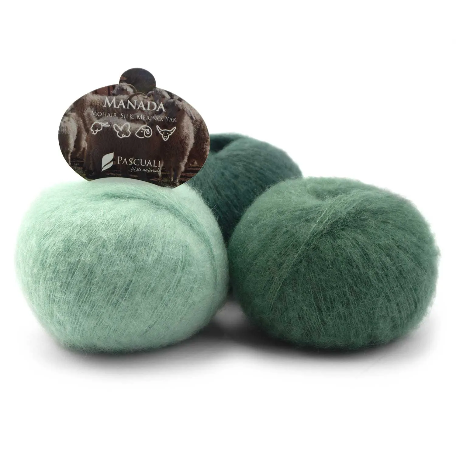 MANADA | Superkid Mohair, Silk, Merino, Yak - Knitting Yarn - by Pascuali