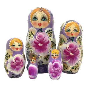 Matryoshka Doll Lavender Pink