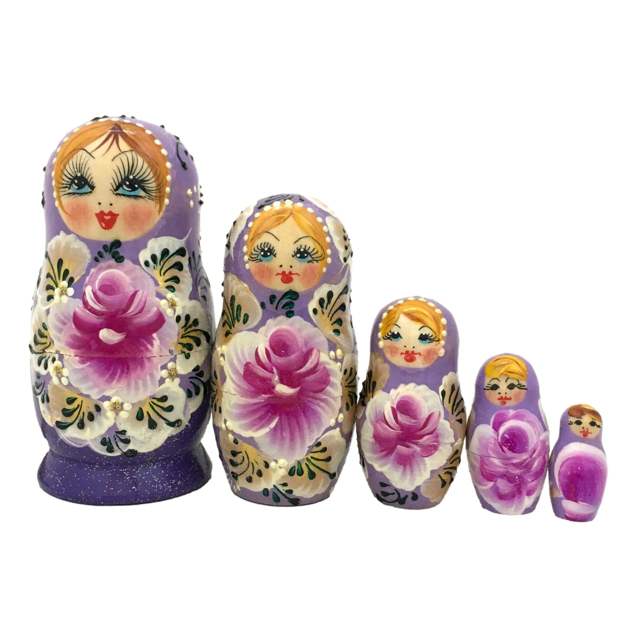 Matryoshka Doll Lavender Pink