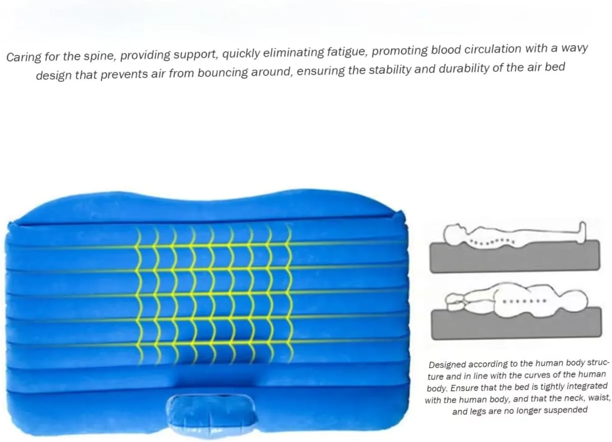 Mattress Sports Outdoors All Weather Use,B Inflatable Car Mattress for BMW progressive lade independent solicit Maya X5 E53 1999-2007, Thickened Portable Collapsible Travel 