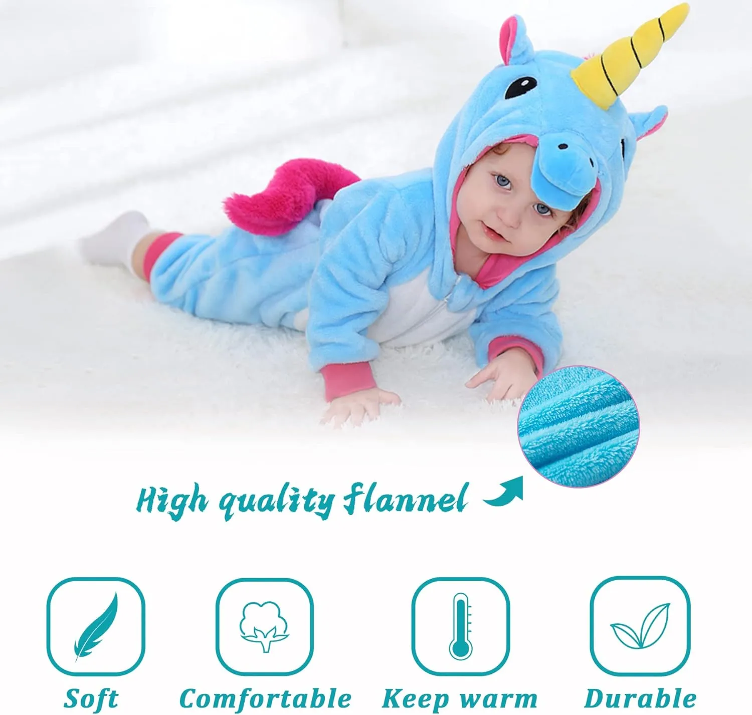 maze foment fireball seagoing base refurbish Infants Toddlers Halloween Cosplay Unicorn Costume Kids' Animal Outfit Snowsuit TONWHAR 