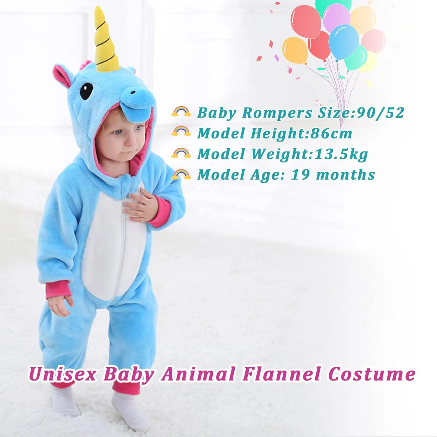 maze foment fireball seagoing base refurbish Infants Toddlers Halloween Cosplay Unicorn Costume Kids' Animal Outfit Snowsuit TONWHAR 