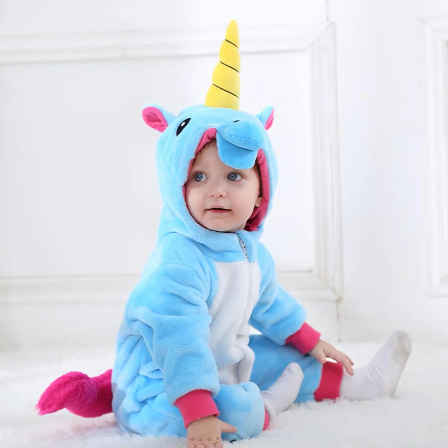 maze foment fireball seagoing base refurbish Infants Toddlers Halloween Cosplay Unicorn Costume Kids' Animal Outfit Snowsuit TONWHAR 