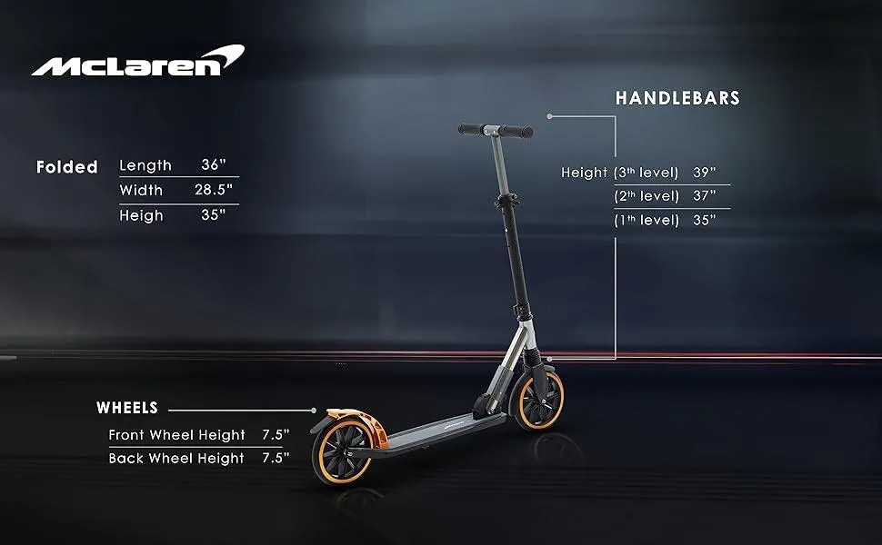 McLaren Kids & Teens Kick Scooter (9 yrs )