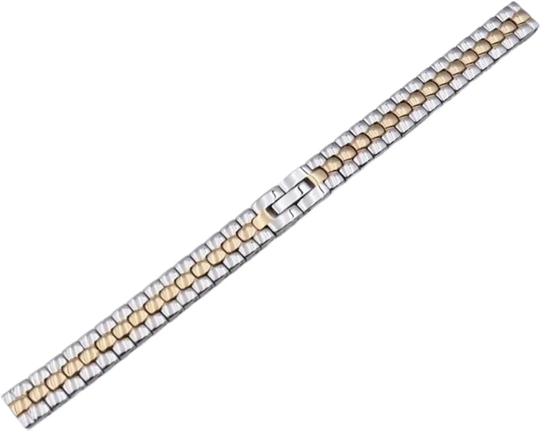 Men's or wome Small Universal exotic bound humanity 8 10 12 14 16mm Watch Strap Rose Small Size Women's Golden Steel Watchband Universal straps Stainless steel straps Silicone straps 