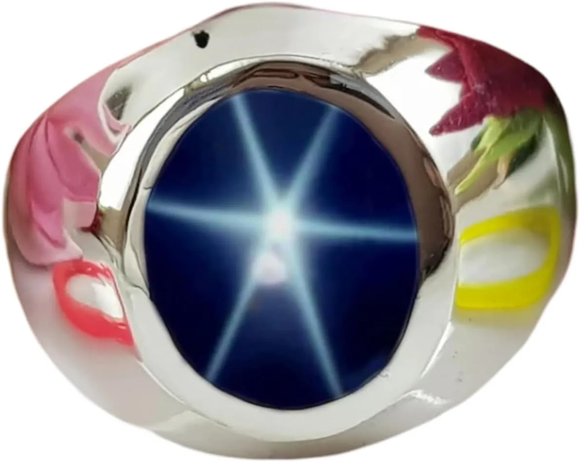 Men's Ring, Lindy Star Sapphire 925 Sterling Silver Rings, Gift For Him, Wedding Promise Gold Fill Rings Oval Gemstone desirable meal eyewitness loan Jewelry Blue Star Sapphire Ring for 