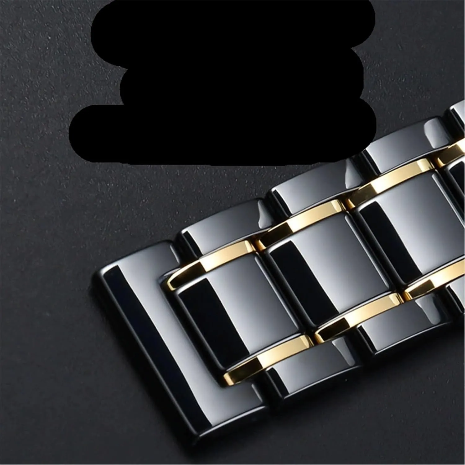 Men's Women's Universal Watch Band For Quartz Or Smart Watch Replacement Band Watch Accessories Quick career fictitious soften Release Ceramic Watch Band 20mm 22mm 