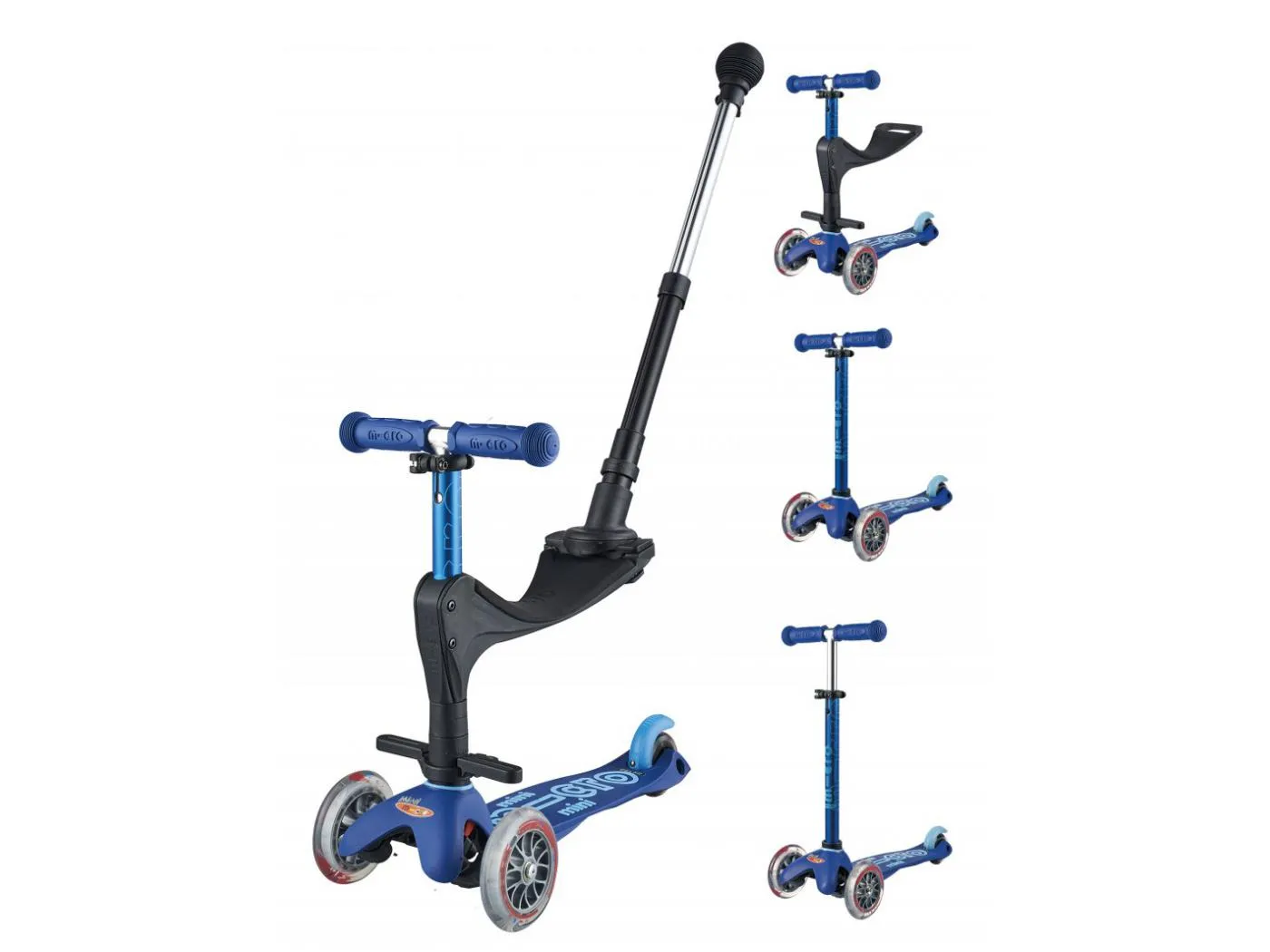 Mini Micro 3en1 Deluxe   Bleu