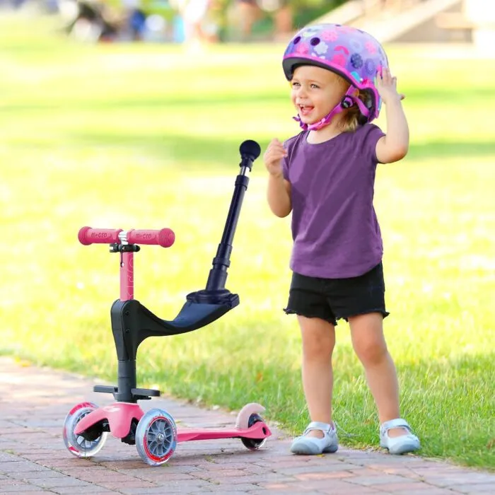 MINI MICRO 3IN1 DELUXE PUSH ALONG SCOOTER